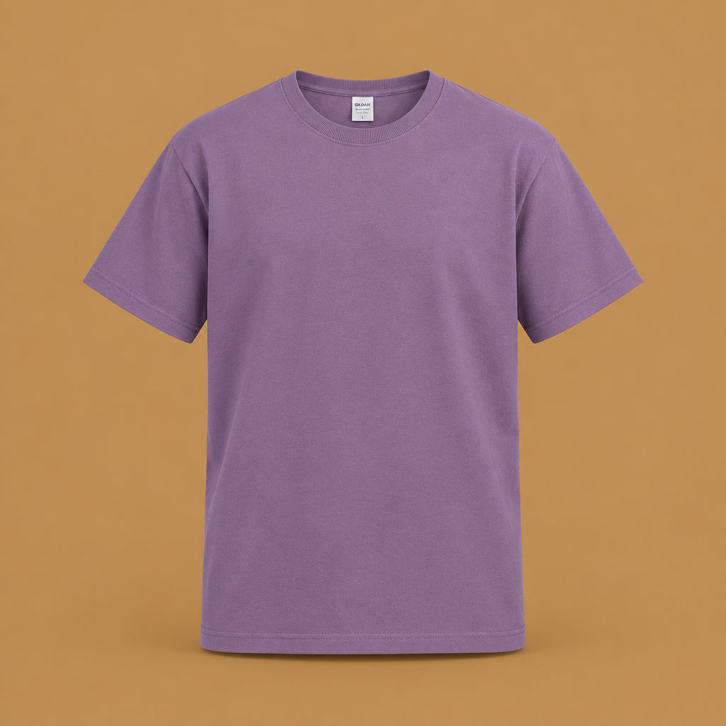 Classic mens breathable pure cotton short-sleeve t-shirt delivering timeless appeal with clean cutlines and premium wrinkle-resistant material
