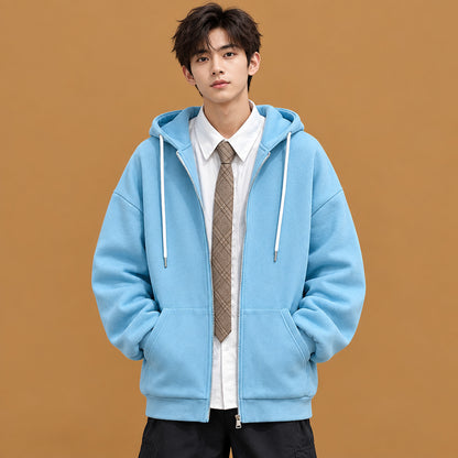 Modern mens casual hooded zipper pocket coat designed for active lifestyle events, offering maximum flexibility and lightweight daily warmth