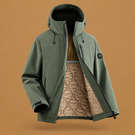 Trendy mens outdoor casual polyester coat for daily wear and travel featuring a functional silhouette and breathable material ideal for effortless everyday styling and comfort